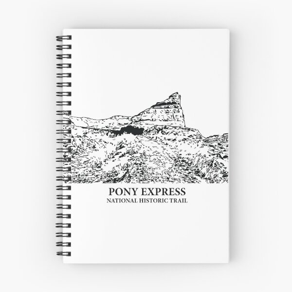 Item preview, Pony Express National Historic Trail designed and sold by Lakeric Cityscapes.