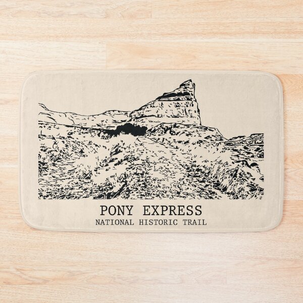 Item preview, Pony Express National Historic Trail designed and sold by Lakeric Cityscapes.