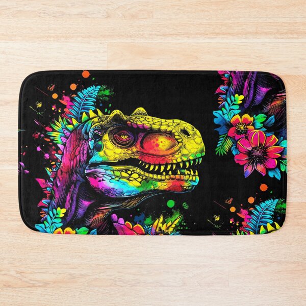 Aperçu de l'œuvre Multicolor T-Rex créée et vendue par UZRWRLD .