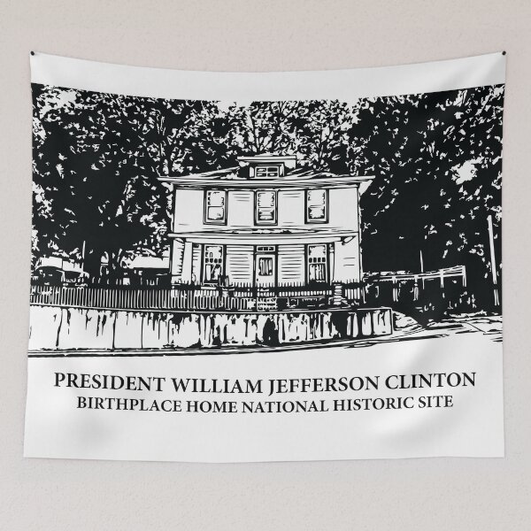 Item preview, President William Jefferson Clinton Birthplace Home National Historic Site designed and sold by Lakeric Cityscapes.