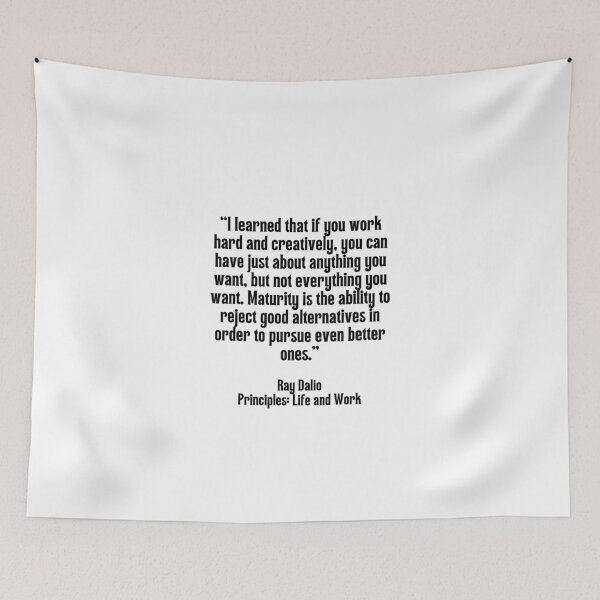 Item preview, Ray Dalio Principles quotes designed and sold by Hippo Quotes.
