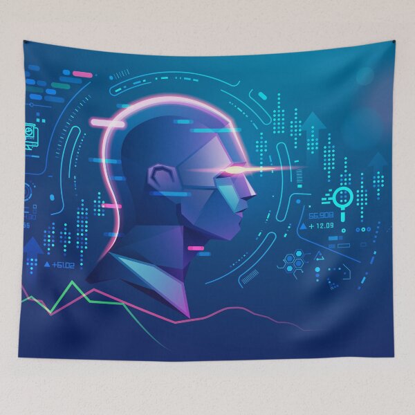 Item preview, Robot Trade Deep Learning Stock Market designed and sold by NiamLab.