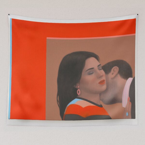 Item preview, Man woman kissing designed and sold by Kathimee.