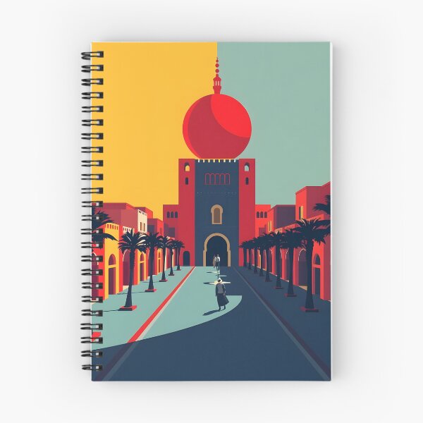 Item preview, Marrakech The Red City In POP Art Style designed and sold by Wiss2Arts.