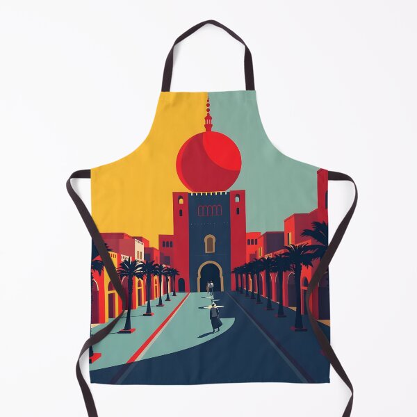 Item preview, Marrakech The Red City In POP Art Style designed and sold by Wiss2Arts.