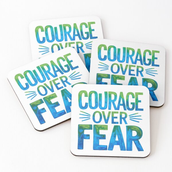 Item preview, Courage over fear designed and sold by nimmitrends.