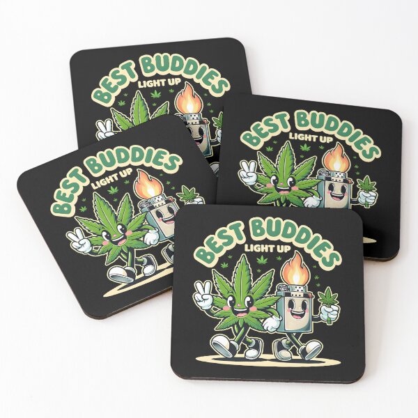 Item preview, Best buddies light up marijuana design designed and sold by EccentricsByE.