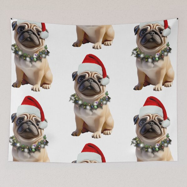 Item preview, Have a Puggy Christmas designed and sold by 13design.