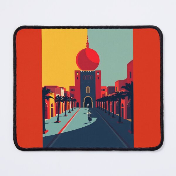 Item preview, Marrakech The Red City In POP Art Style designed and sold by Wiss2Arts.