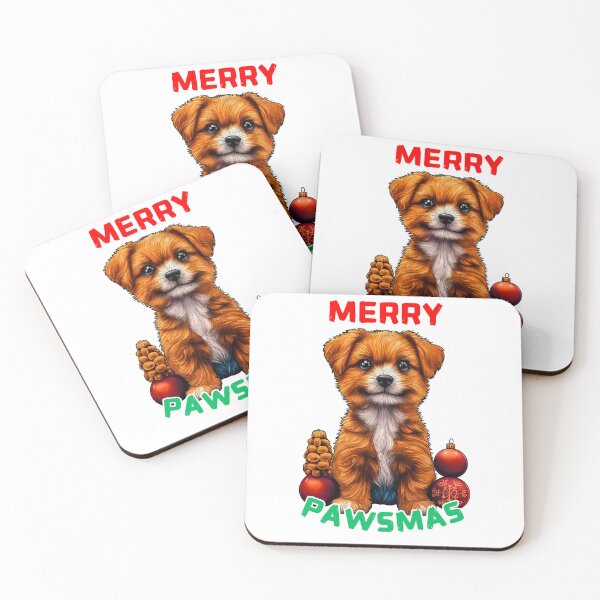 Item preview, Merry Pawsmas Dog, Holiday Puppy Art, Christmas Dog Design, Cute Festive Dog, Pet Christmas Illustration designed and sold by BukkyStory.