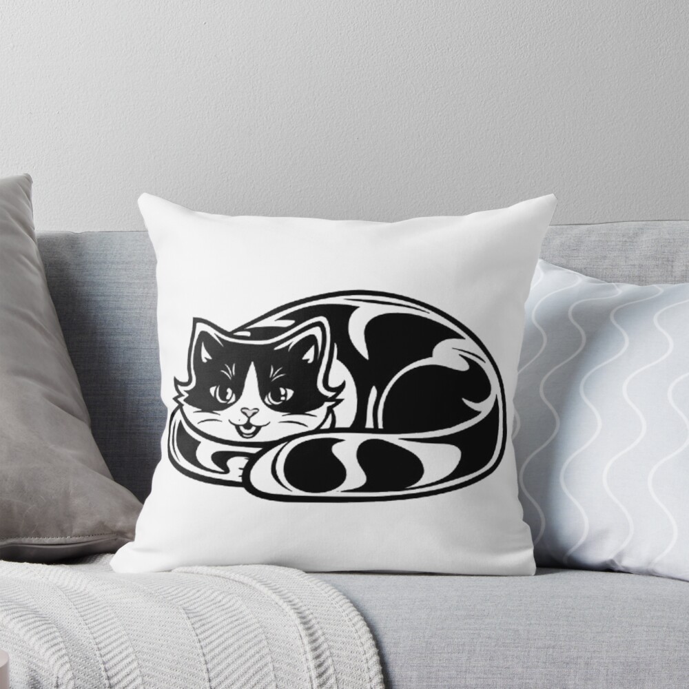 Item preview, Throw Pillow designed and sold by likbatonboot.