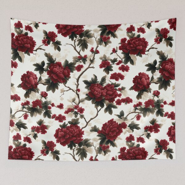Item preview, Peonies in Camille Pissarro's Style designed and sold by Rui Huang.