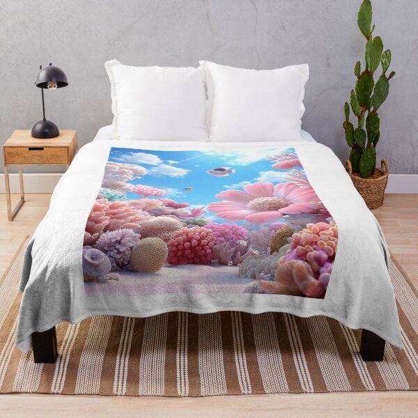 Item preview, Vibrant Coral Reef Under Sunny Skies designed and sold by MamaDong.