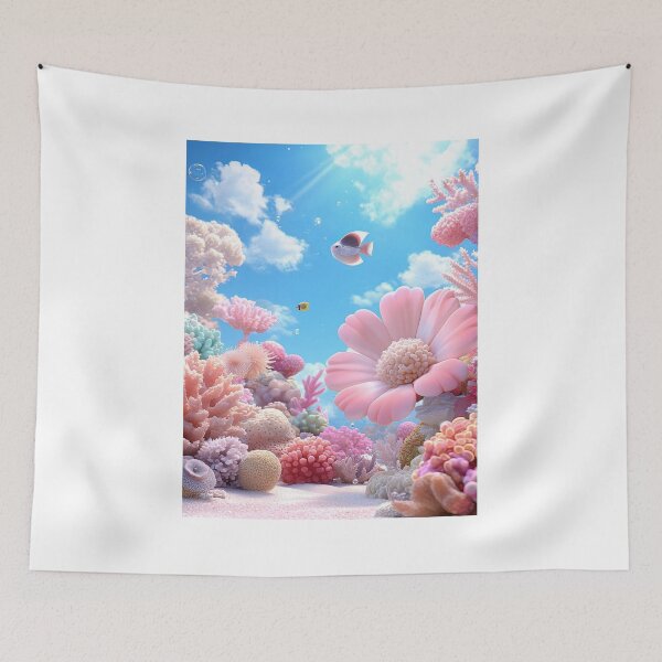 Item preview, Vibrant Coral Reef Under Sunny Skies designed and sold by MamaDong.
