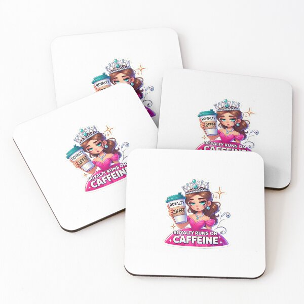 Item preview, Royalty Runs on Caffeine – Funny Princess Sticker designed and sold by Chloheyy.