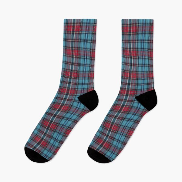 Item preview, Blue, Turquoise & Red Plaid  designed and sold by PlatypusDesign.
