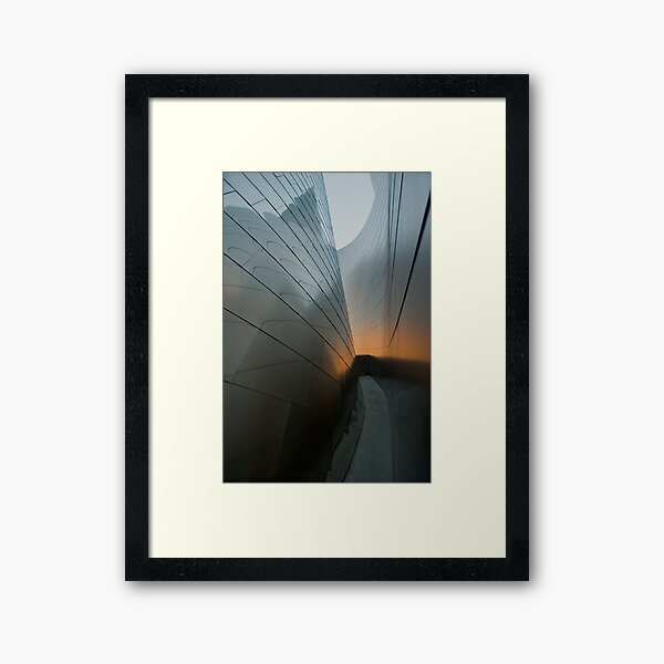 Urban Slot Canyon Framed Art Print
