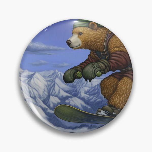 Item preview, Snowboardin' Bear designed and sold by PaigeCompositor.