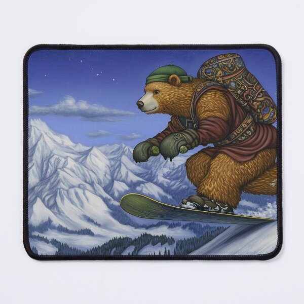 Item preview, Snowboardin' Bear designed and sold by PaigeCompositor.