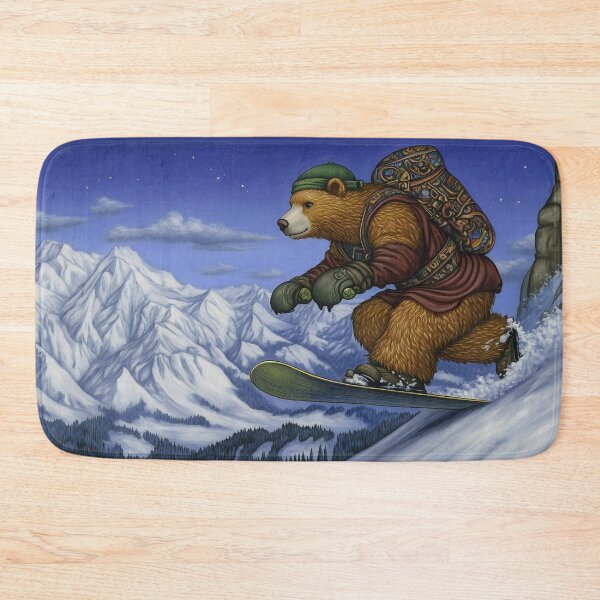 Item preview, Snowboardin' Bear designed and sold by PaigeCompositor.