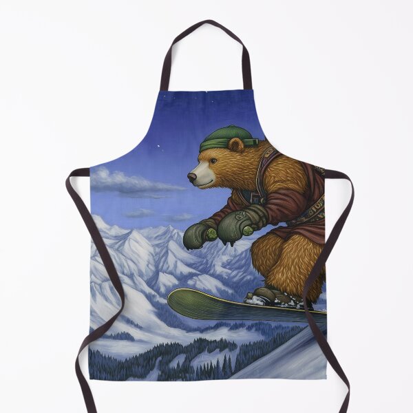 Item preview, Snowboardin' Bear designed and sold by PaigeCompositor.