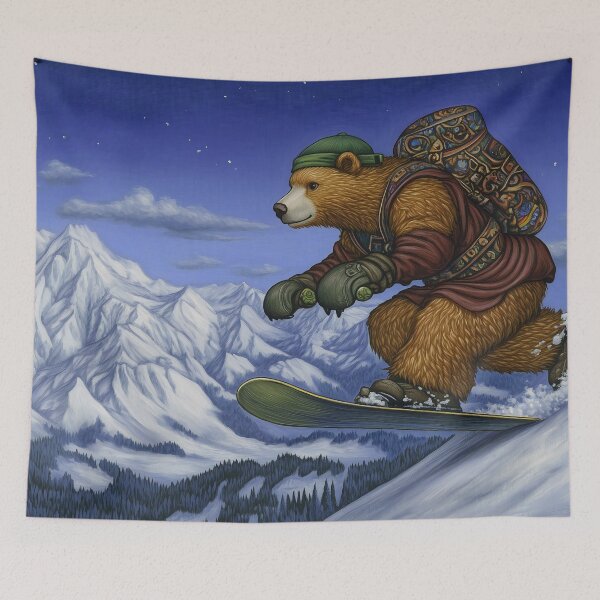 Item preview, Snowboardin' Bear designed and sold by PaigeCompositor.