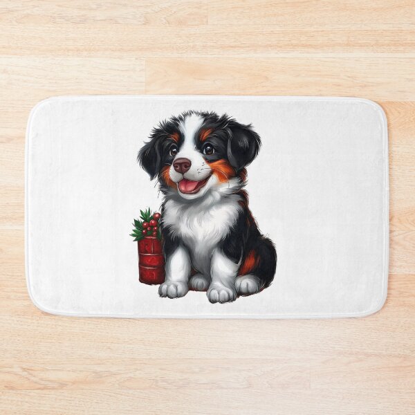 Item preview, Festive Puppy Illustration, Cute Christmas Dog, Holiday Pet Art, Adorable Puppy Design, Christmas Dog Decor designed and sold by BukkyStory.