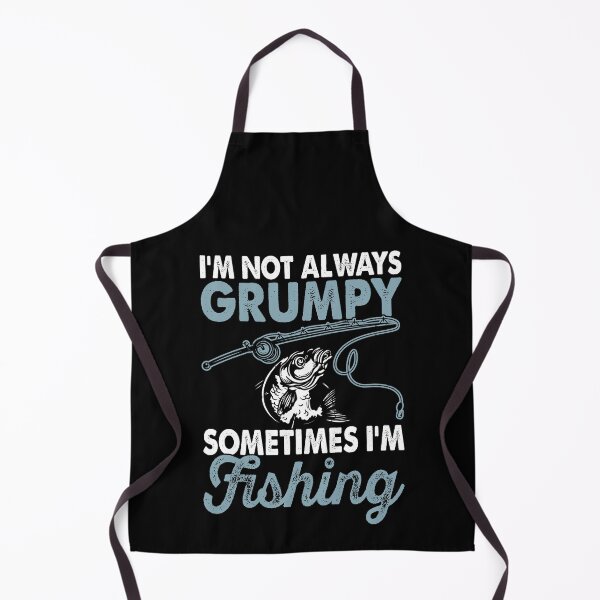 Item preview, I'm Not Always Grumpy Sometimes I'm Fishing - Vintage Fishing Lovers designed and sold by Smix Pixels.