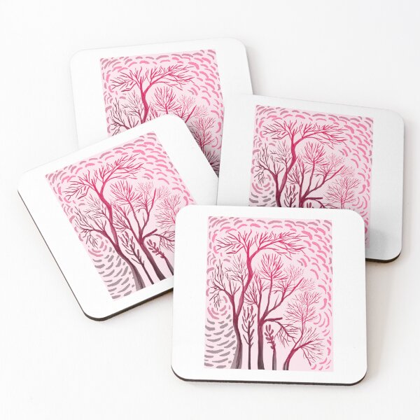 Item preview, Pink tree and sky  designed and sold by tenkenryujin.