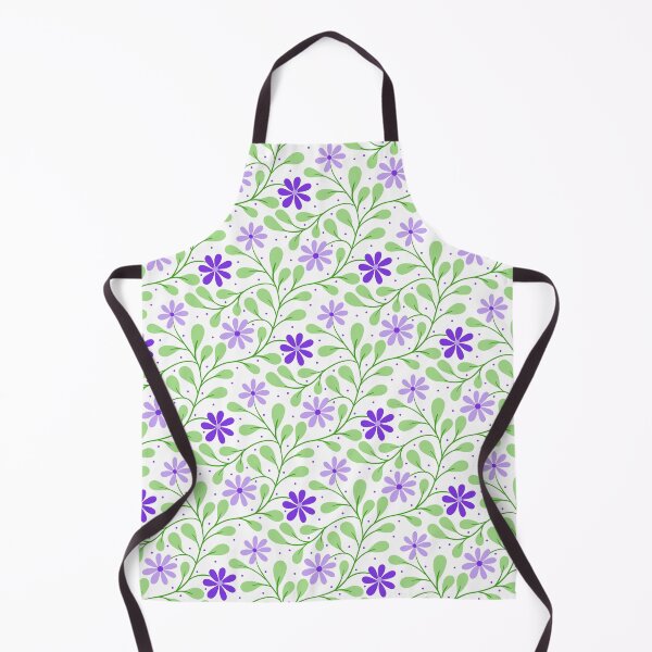 Item preview, Trailing floral in Violet and Green designed and sold by kalaauniverse_art_studio.