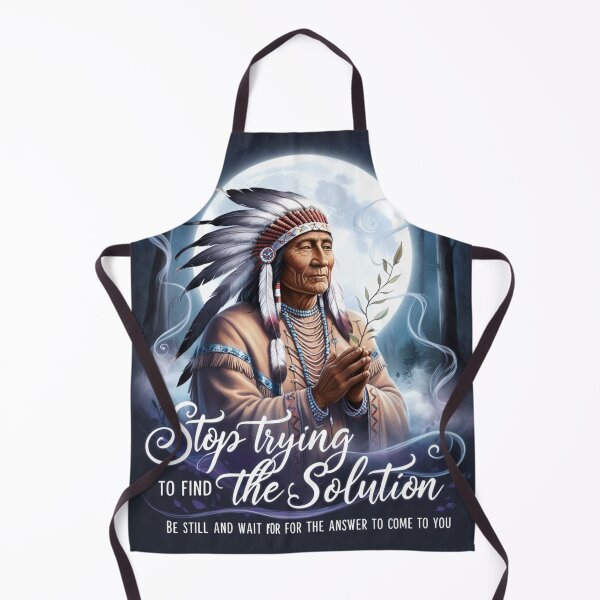 Item preview, "Ancestral Wisdom - Native American Chief Portrait" designed and sold by SJZDesign.