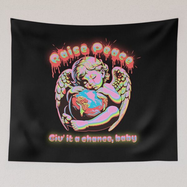 Item preview, RAISE PEACE BABY designed and sold by FREEKNSTEIN.