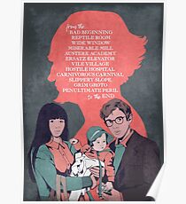 A Series Of Unfortunate Events / Lemony Snicket Poster