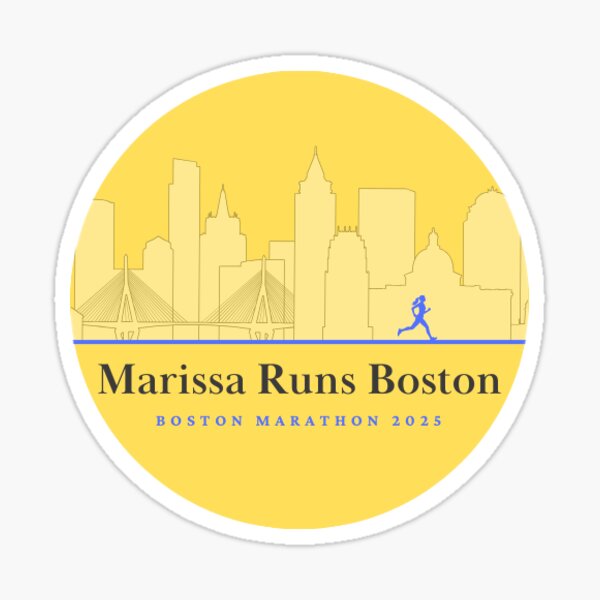 Item preview, Marissa Runs Boston  designed and sold by mnel14.