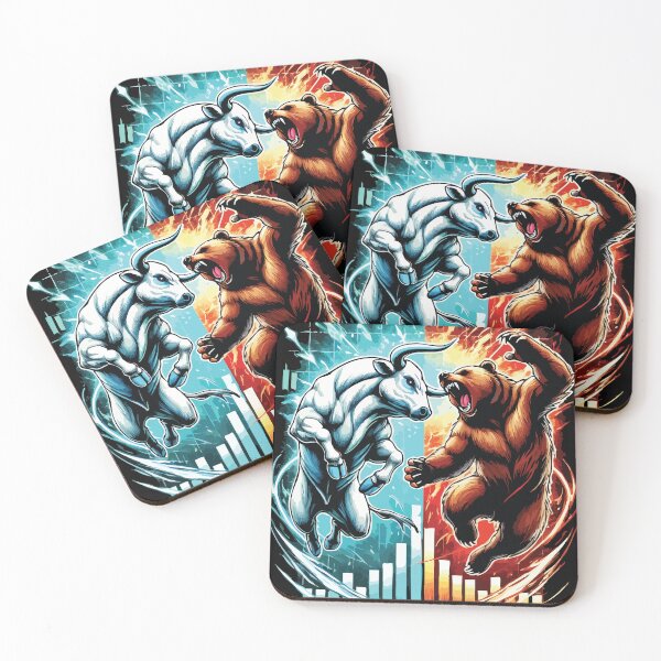 Item preview, Bull vs. Bear Market Epic Battle of Forex Financial Forces designed and sold by chantastical.