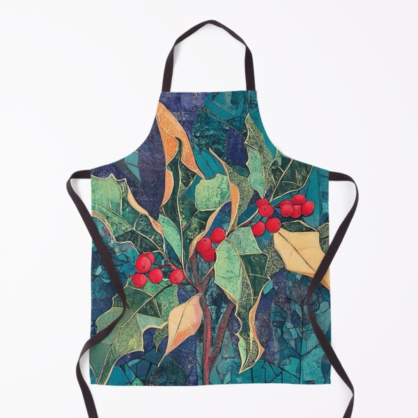 Item preview, Midwinter Holly art brut style designed and sold by EpicFoxArt.