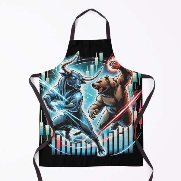 Item preview, Anime Bull vs. Bear Market Epic Battle of Forex Financial Forces designed and sold by chantastical.