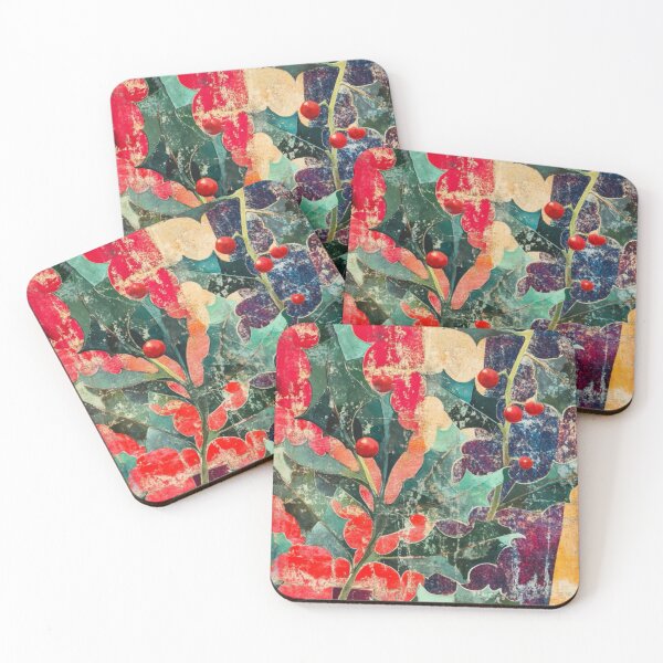 Item preview, Midwinter Holly 2 art brut style designed and sold by EpicFoxArt.