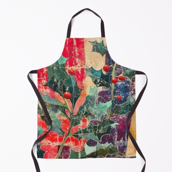 Item preview, Midwinter Holly 2 art brut style designed and sold by EpicFoxArt.