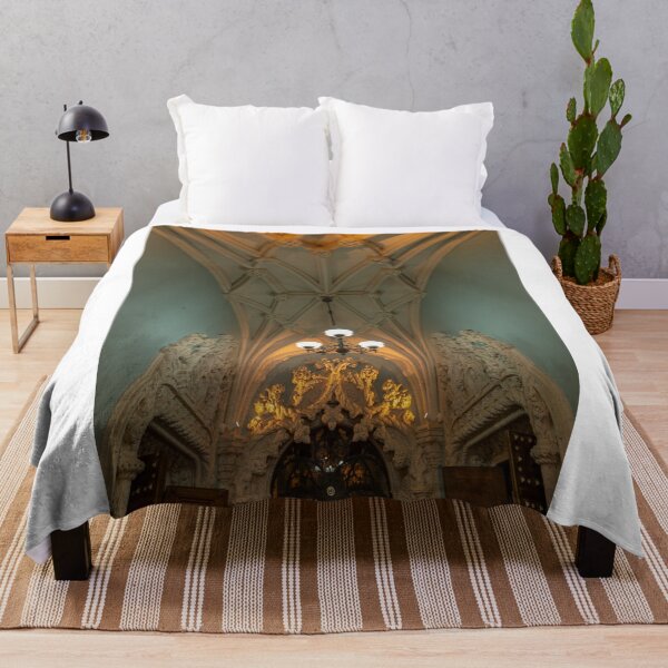 Item preview, Extraordinary Ornate Castle Ceiling Monserrate Palace Sintra Portugal designed and sold by PsychoAlien.com.