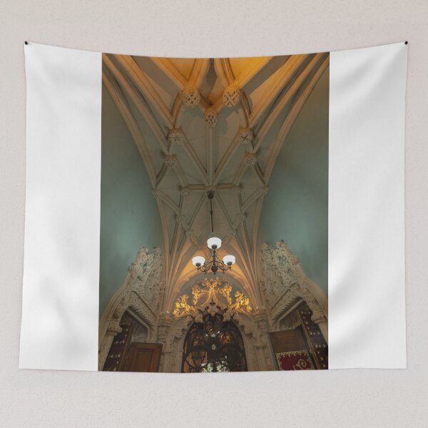 Item preview, Extraordinary Ornate Castle Ceiling Monserrate Palace Sintra Portugal designed and sold by PsychoAlien.com.