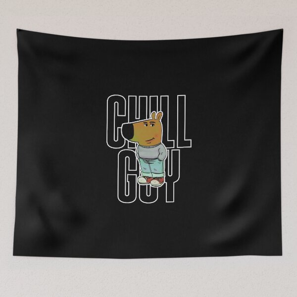 Item preview, Chill Guy - Outline Text  designed and sold by DesignSTKRSA.