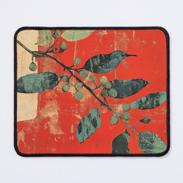 Item preview, Midwinter Mistletoe art brut style designed and sold by EpicFoxArt.