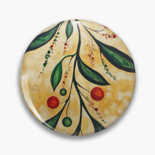 Item preview, Midwinter Mistletoe 2 art brut style designed and sold by EpicFoxArt.