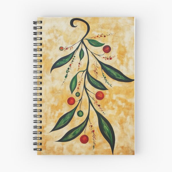 Item preview, Midwinter Mistletoe 2 art brut style designed and sold by EpicFoxArt.