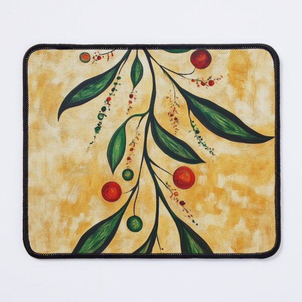 Item preview, Midwinter Mistletoe 2 art brut style designed and sold by EpicFoxArt.