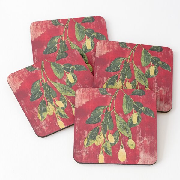 Item preview, Midwinter Mistletoe 3 art brut style designed and sold by EpicFoxArt.