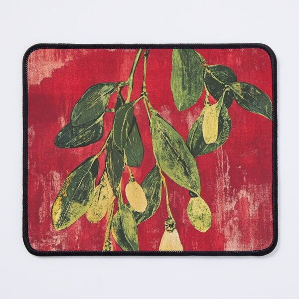 Item preview, Midwinter Mistletoe 3 art brut style designed and sold by EpicFoxArt.