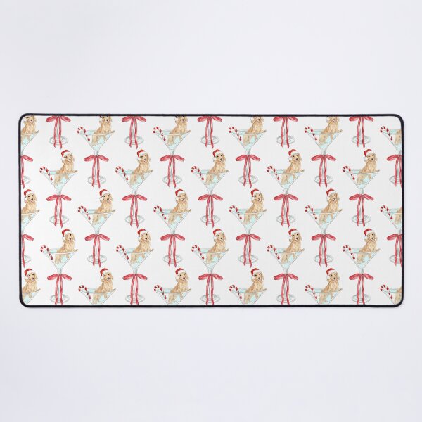 Item preview, Christmas Mar-Weenie Dachshund Holiday Cocktail (white) designed and sold by Magnolia Valley Art.