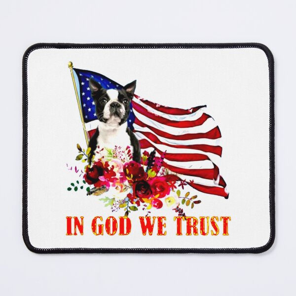 Item preview, Boston Terrier,American Flag designed and sold by rikkirocx.